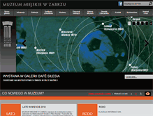 Tablet Screenshot of muzeum-miejskie-zabrze.pl